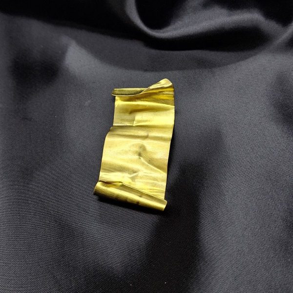 Broš Zlatni val od mjedi