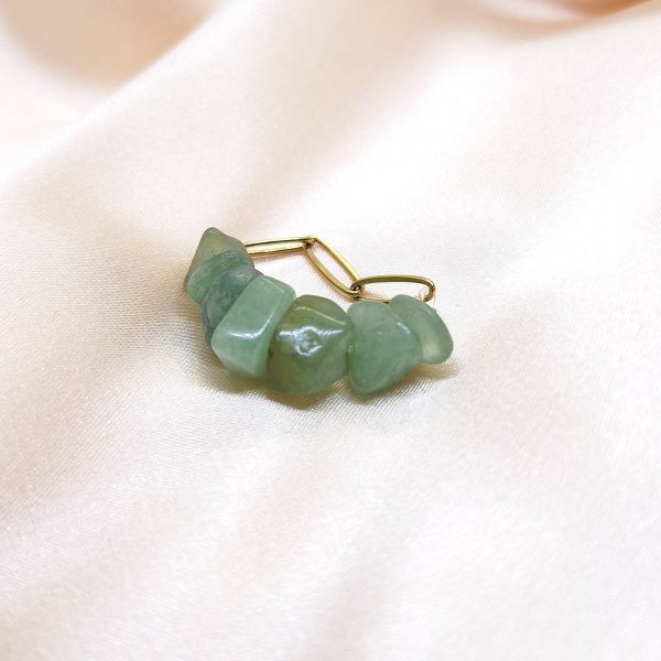 Prsten Sjaj kamena od ametista s nepravilno raspoređenim kamenjem i metalnom bazom